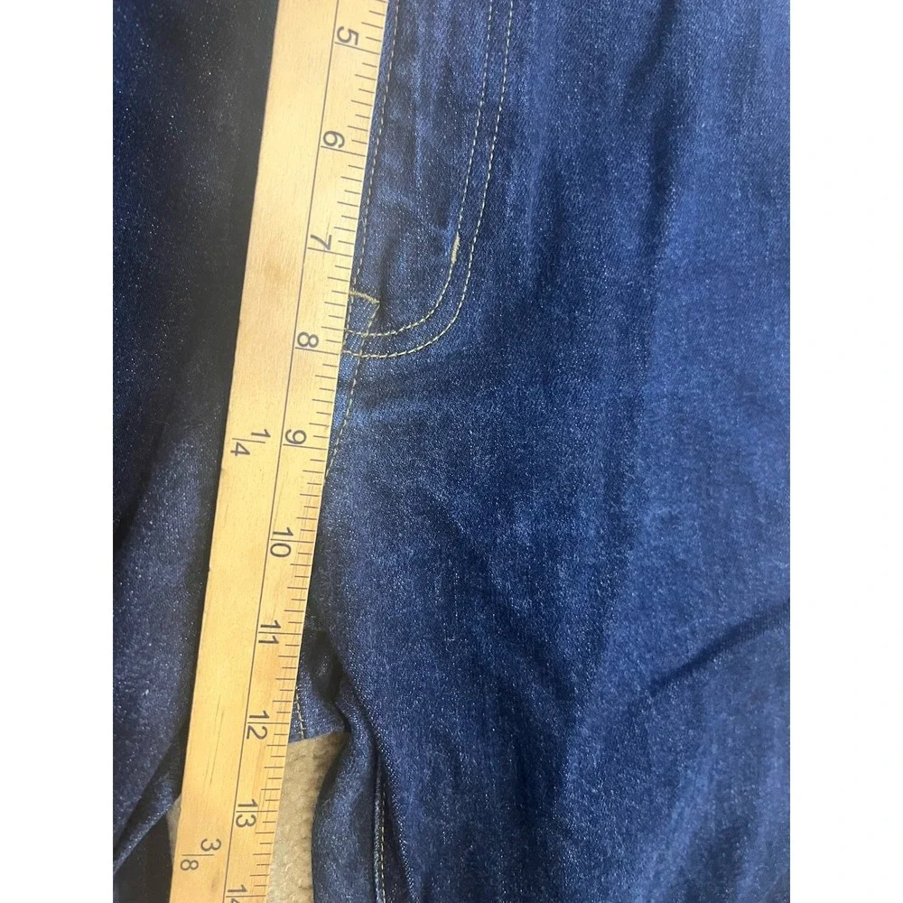 Blake Shelton Lands End Denim Jeans 46X29 Dark Wash Western Stretch‎ Straight